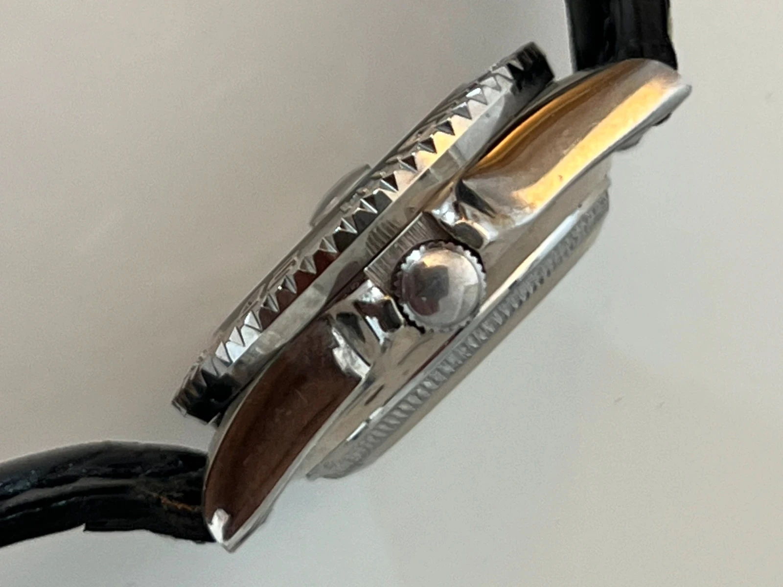 Relógio DOGMA Diver 28 mm NOS | Aço Inoxidável | Pulseira de Couro Autêntica | Unisexo – photo 6